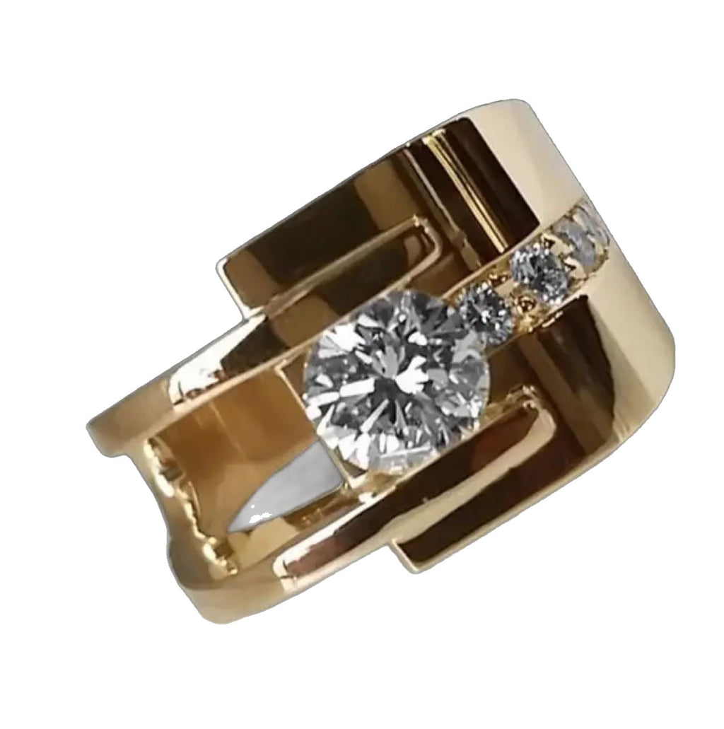 Atemberaubende Gold Ring für den Alltag