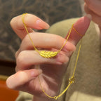 Romantische Gold Halskette für besondere Momente