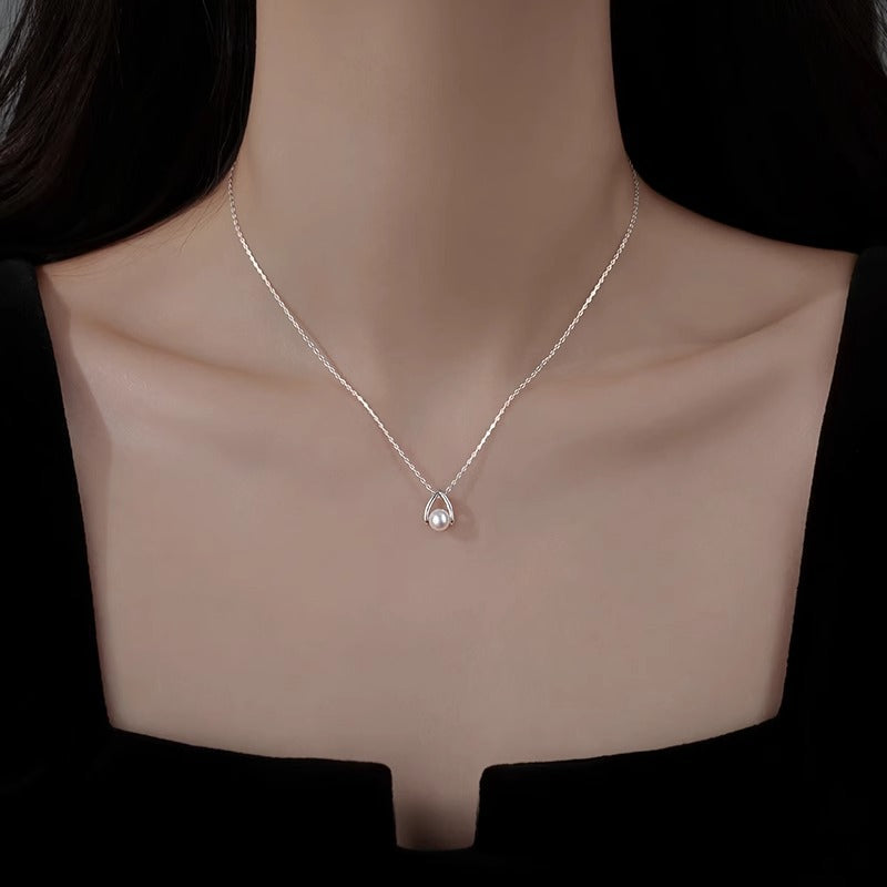 Schöne Perlen Halskette mit einzigartigem Stil