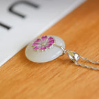 Schöne Silber Halskette mit einzigartigem Stil