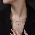 Zarte handwerkliche Halskette