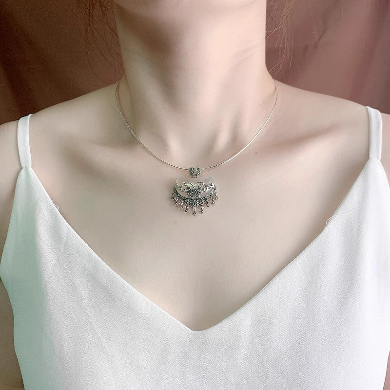 Klassische Silber Halskette mit zeitloser Eleganz