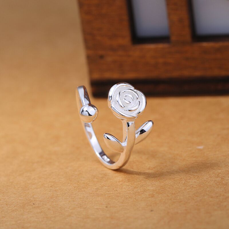 Zarte handwerkliche Silber Ring