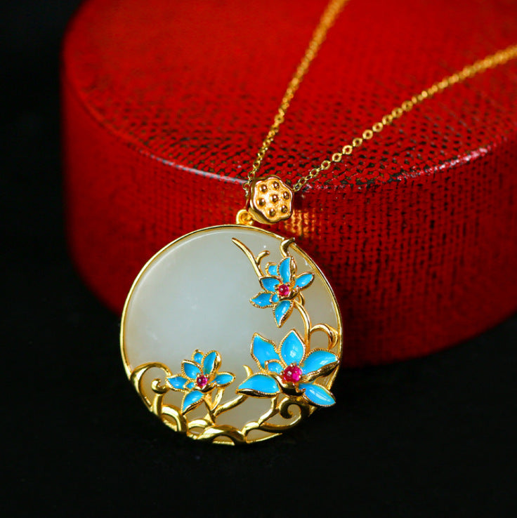 Romantische Silber Halskette für besondere Momente