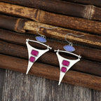 Handgefertigte Vintage Ohrring