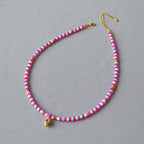 Zarte handwerkliche Halskette