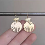 Zarte handwerkliche Ohrring