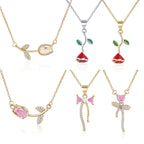 Zarte handwerkliche Halskette