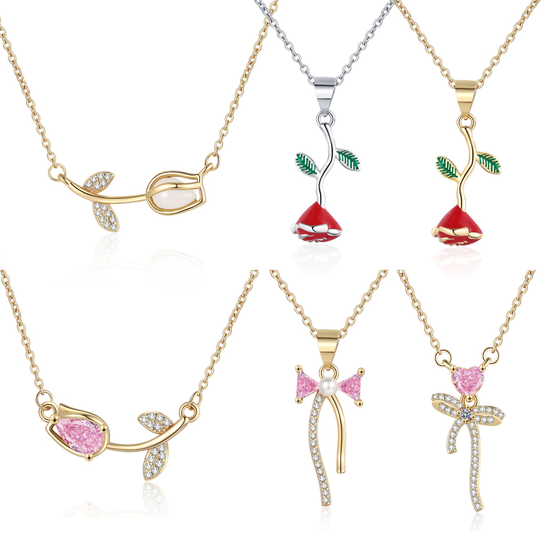 Zarte handwerkliche Halskette