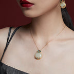 Schöne Silber Halskette mit einzigartigem Stil