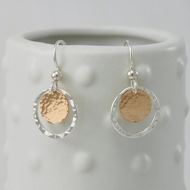 Charmante Gold Ohrring für jeden Anlass