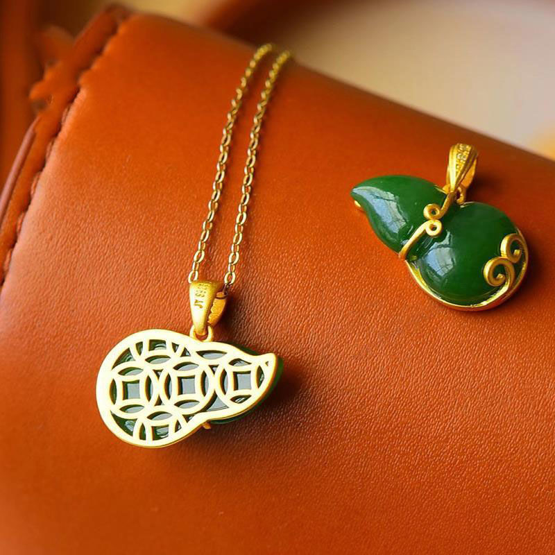 Zarte handwerkliche Gold Halskette