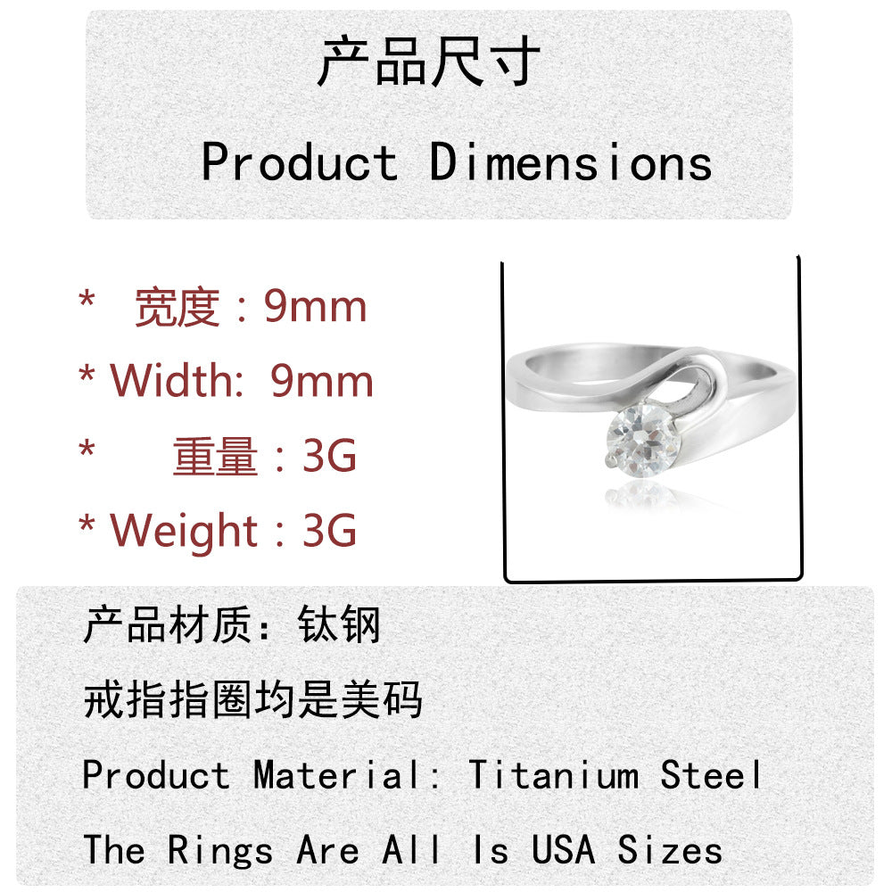 Zarte handwerkliche Ring