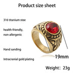 Zarte handwerkliche Ring