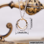 Zarte handwerkliche Halskette