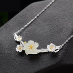 Schöne Silber Halskette mit einzigartigem Stil