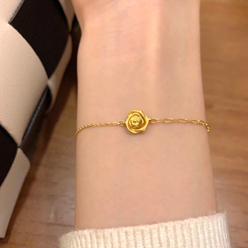 Handgefertigte Vintage Gold Armband