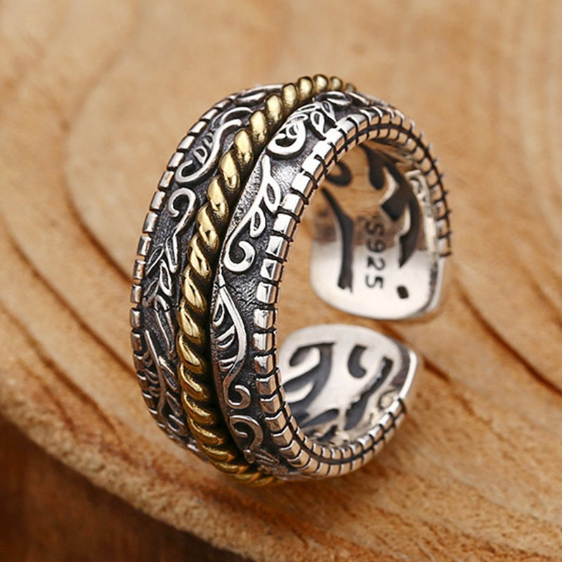 Klassische Silber Ring mit zeitloser Eleganz