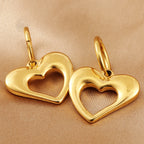 Handgefertigte Vintage Gold Ohrring