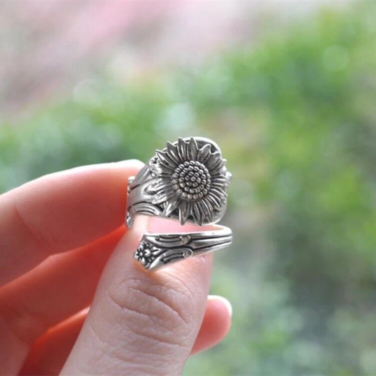 Schöne Silber Ring mit einzigartigem Stil