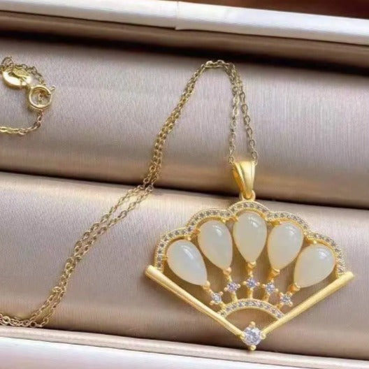 Zarte handwerkliche Silber Halskette