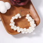 Zarte handwerkliche Perlen Halskette