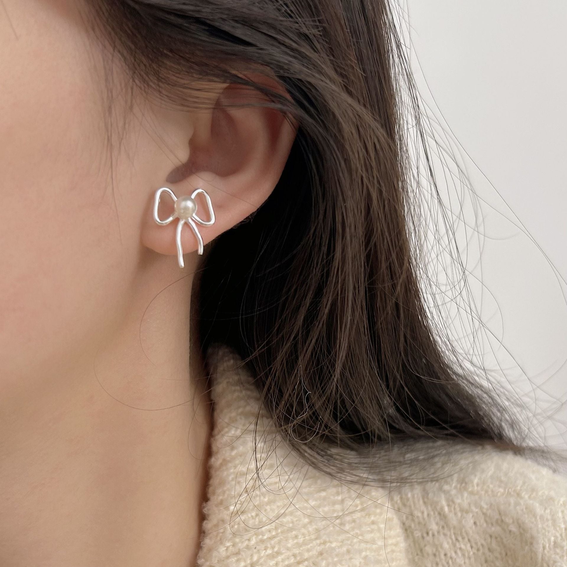 Elegante Perlen Ohrring für jeden Anlass