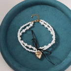 Romantische Perlen Halskette für besondere Momente