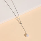 Zarte handwerkliche Perlen Halskette