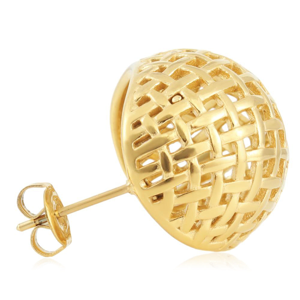 Klassische Gold Ohrring mit zeitloser Eleganz