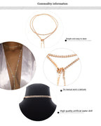 Zarte handwerkliche Halskette