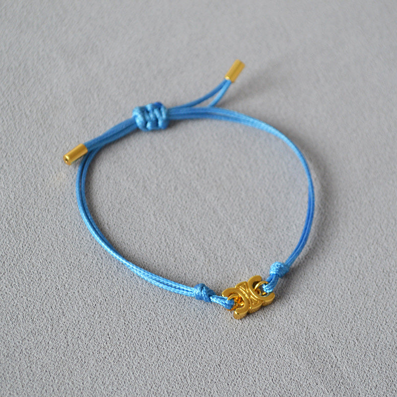 Handgefertigte Vintage Gold Armband