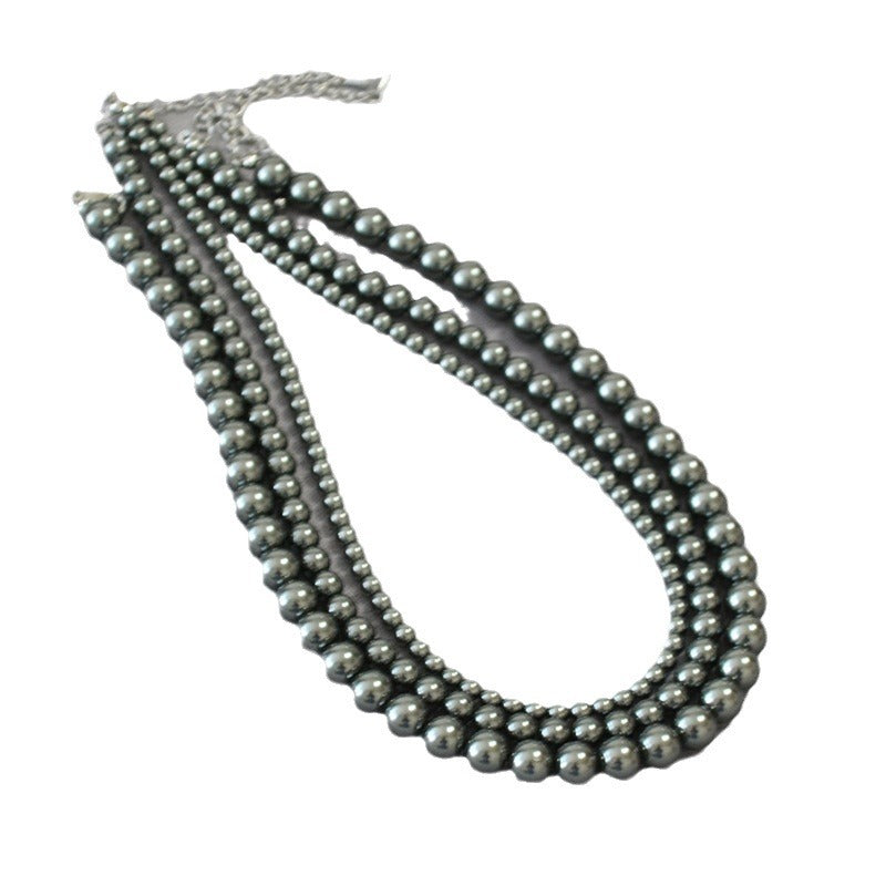 Schöne Perlen Halskette mit einzigartigem Stil