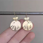 Zarte handwerkliche Ohrring