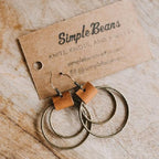 Zarte handwerkliche Ohrring