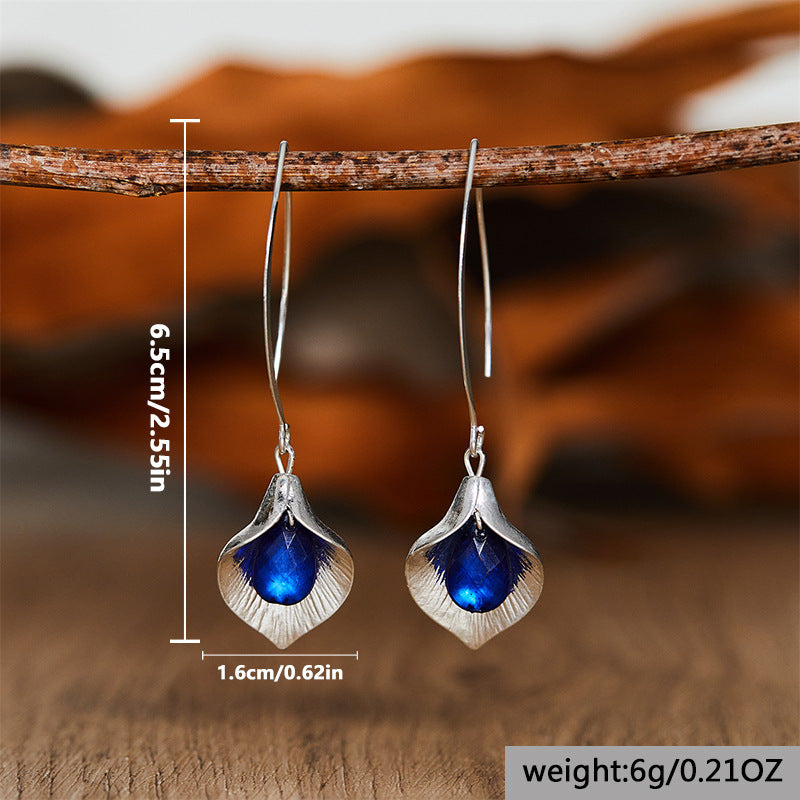 Schöne Silber Ohrring mit einzigartigem Stil