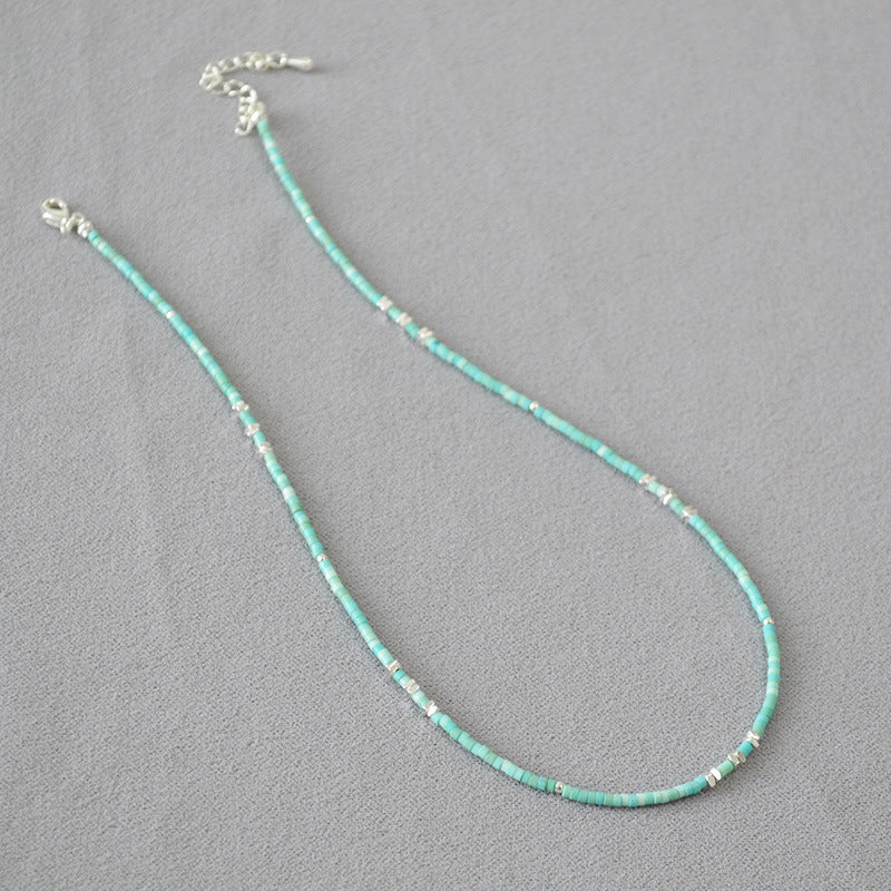 Schöne Silber Halskette mit einzigartigem Stil