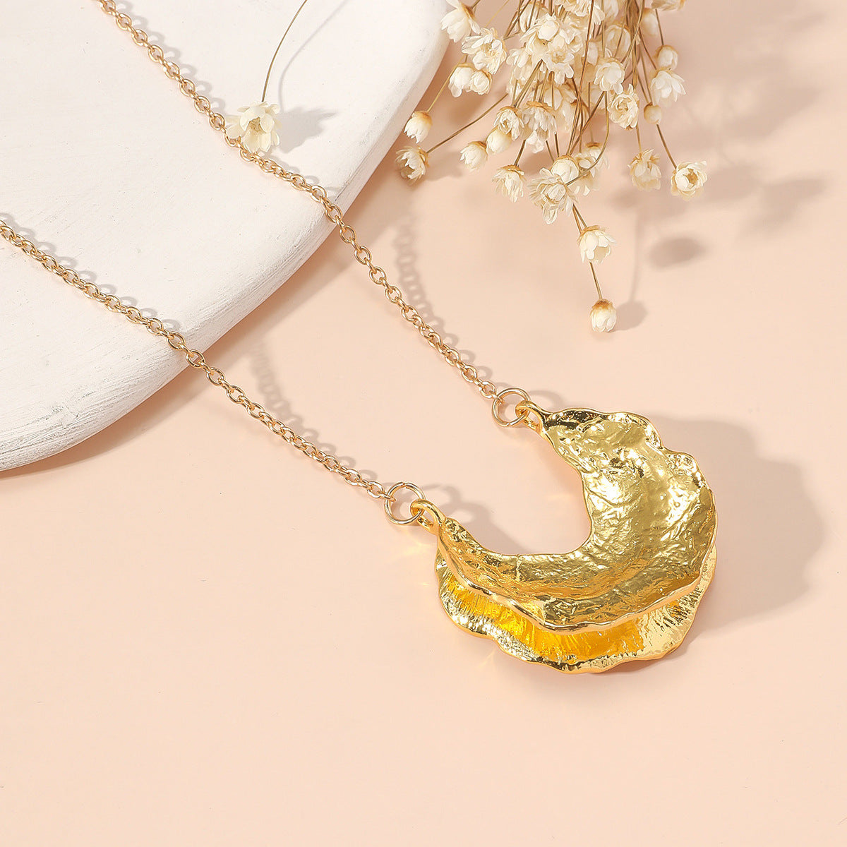 Zarte handwerkliche Perlen Halskette