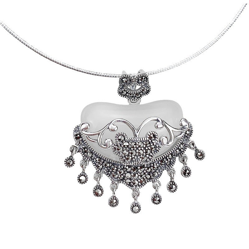 Klassische Silber Halskette mit zeitloser Eleganz