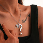 Schöne Perlen Halskette mit einzigartigem Stil