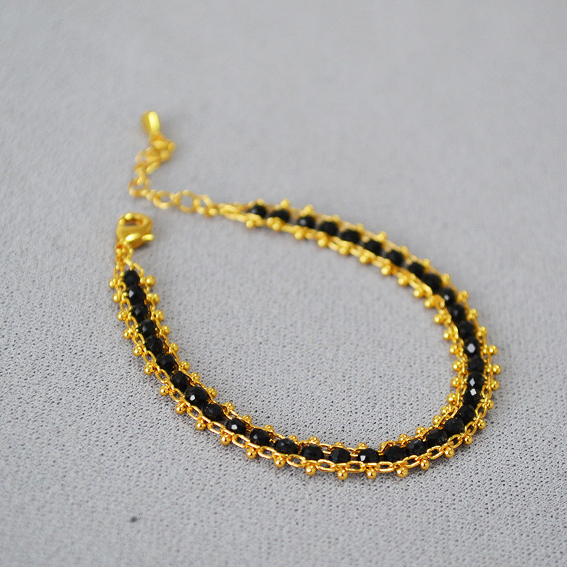 Handgefertigte Vintage Gold Armband