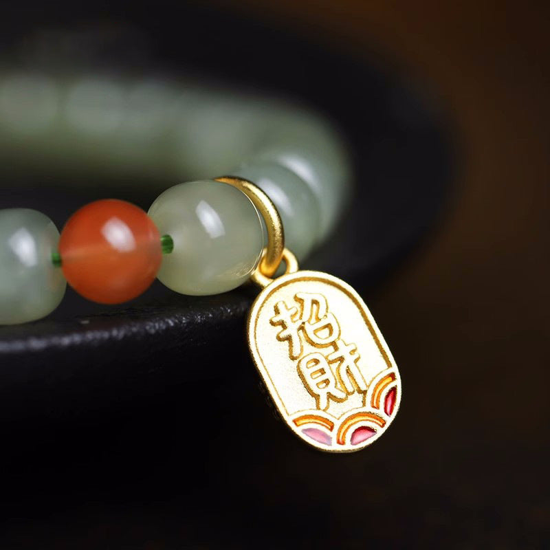 Handgefertigte Vintage Perlen Armband