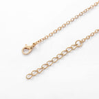 Zarte handwerkliche Gold Halskette