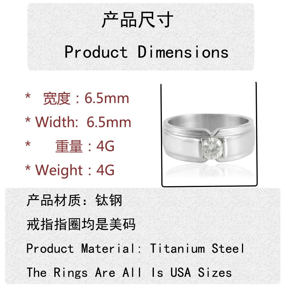 Zarte handwerkliche Ring