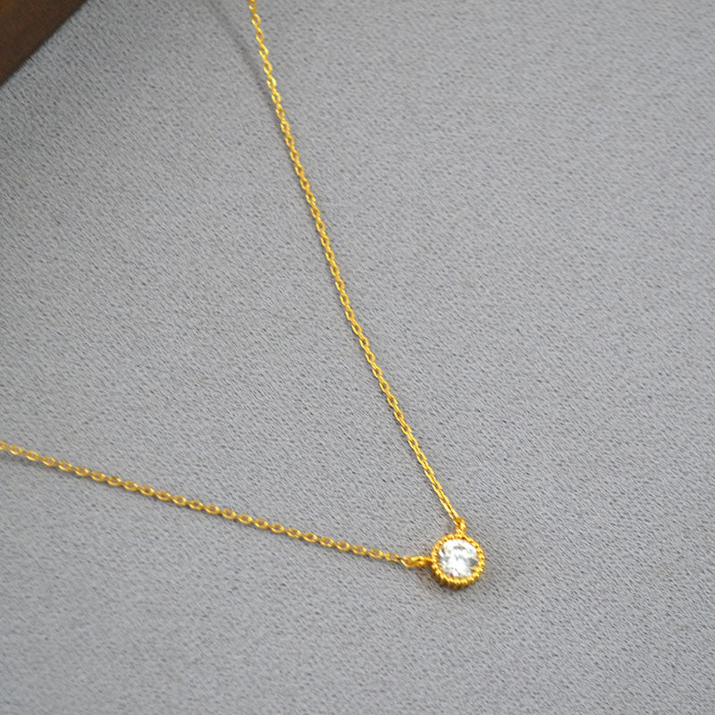 Romantische Gold Halskette für besondere Momente