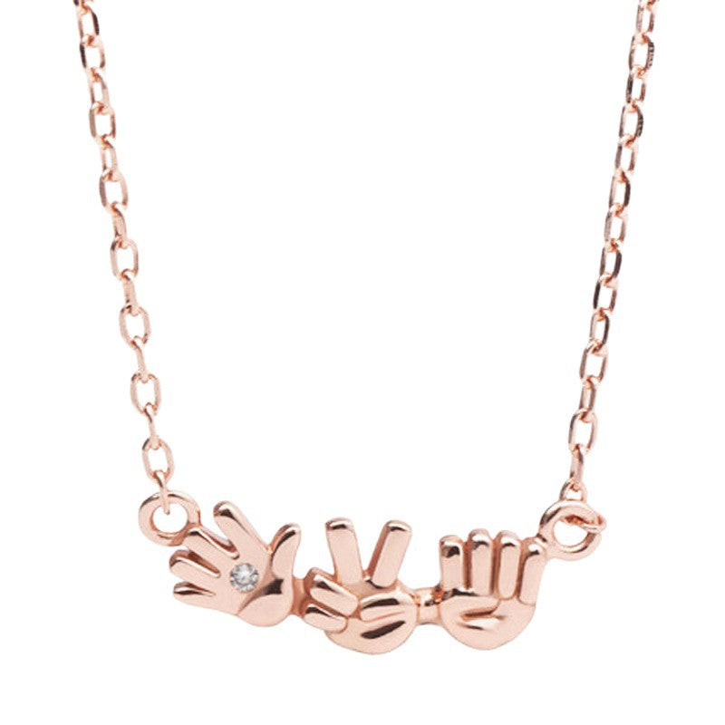 Zarte handwerkliche Halskette