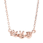 Zarte handwerkliche Halskette