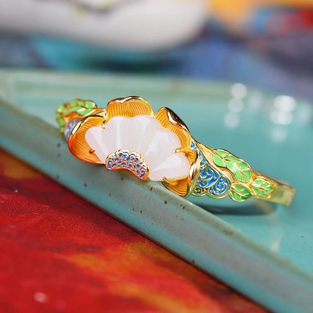 Handgefertigte Vintage Gold Armband