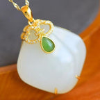 Zarte handwerkliche Silber Halskette