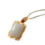 Zarte handwerkliche Gold Halskette